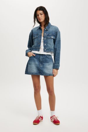 Cropped Denim Jacket