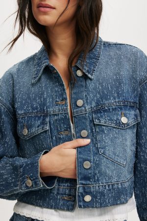Cropped Denim Jacket