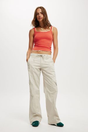 Low Rise Cargo Pant