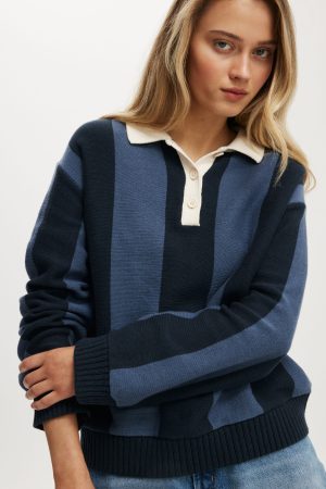 Cotton Long Sleeve Polo