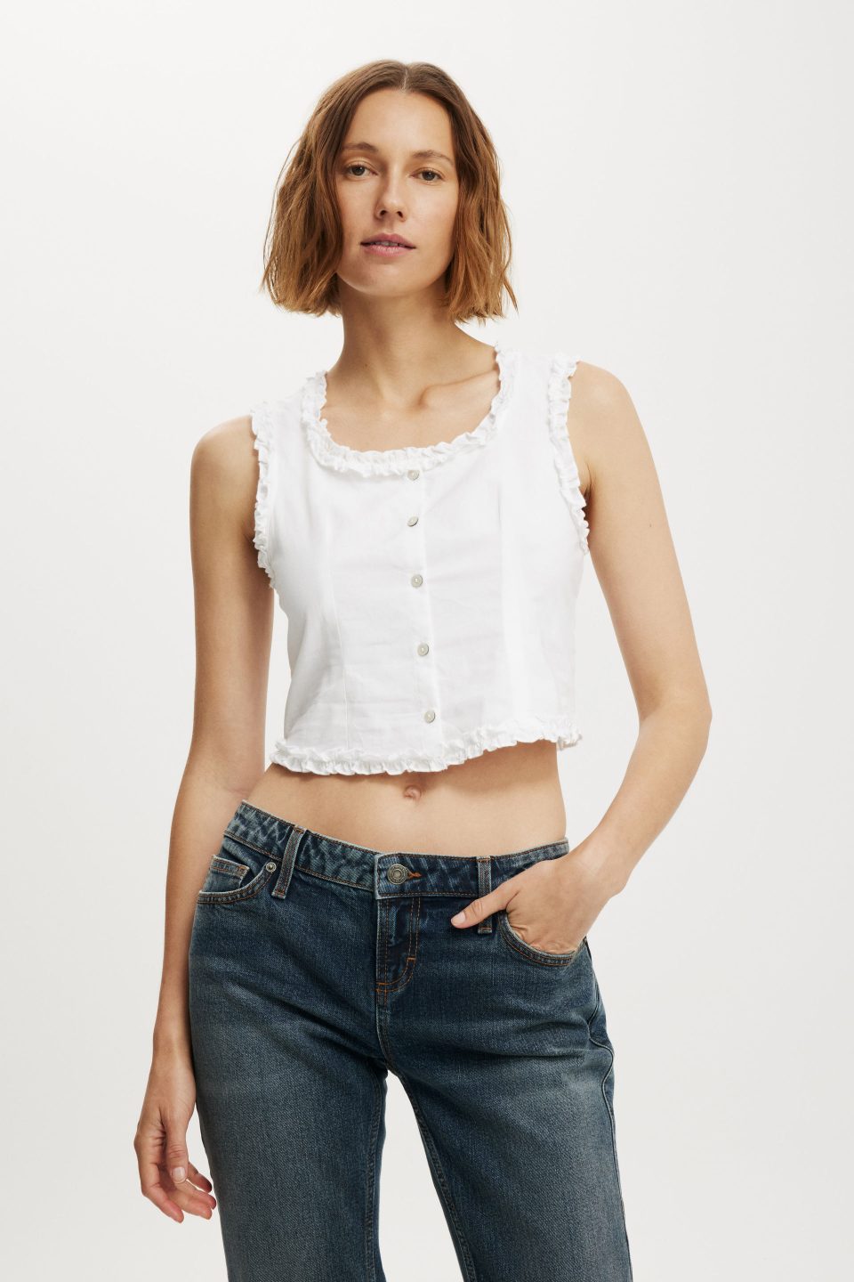 Emily Ruffle Top