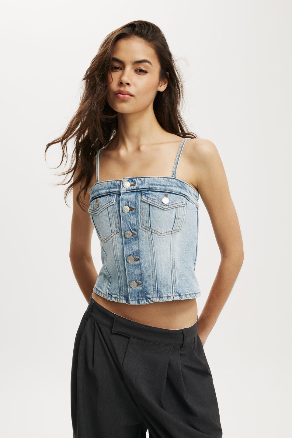 Willow Denim Corset