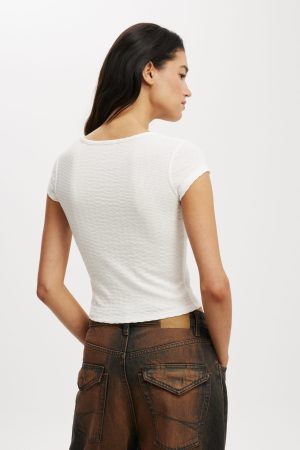 Hailey Textured Short Sleeve