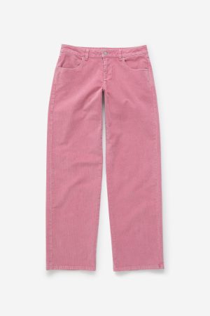 Low Rise Straight Cord Pant