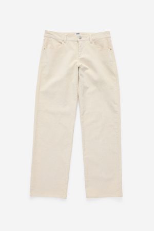 Low Rise Straight Cord Pant