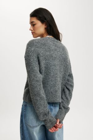 Lofty Luxe Crew Cardigan