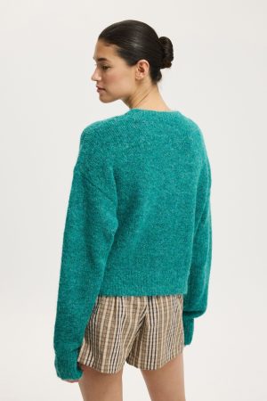 Lofty Luxe Crew Cardigan