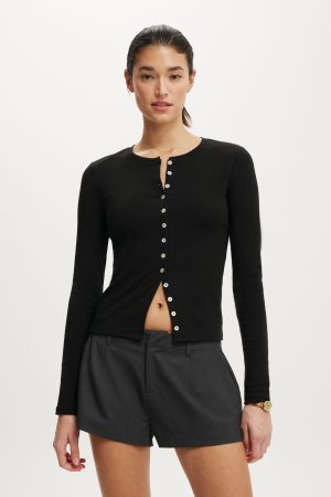 Bailey Button Detail Cardi