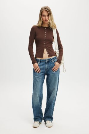 Bailey Button Detail Cardi