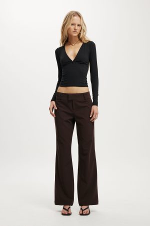 Zali V Cross Over Long Sleeve