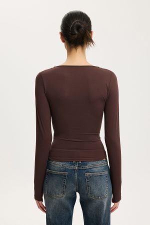 Zali V Cross Over Long Sleeve