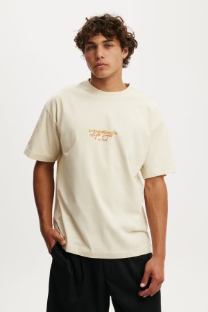 Box Fit Text T-Shirt