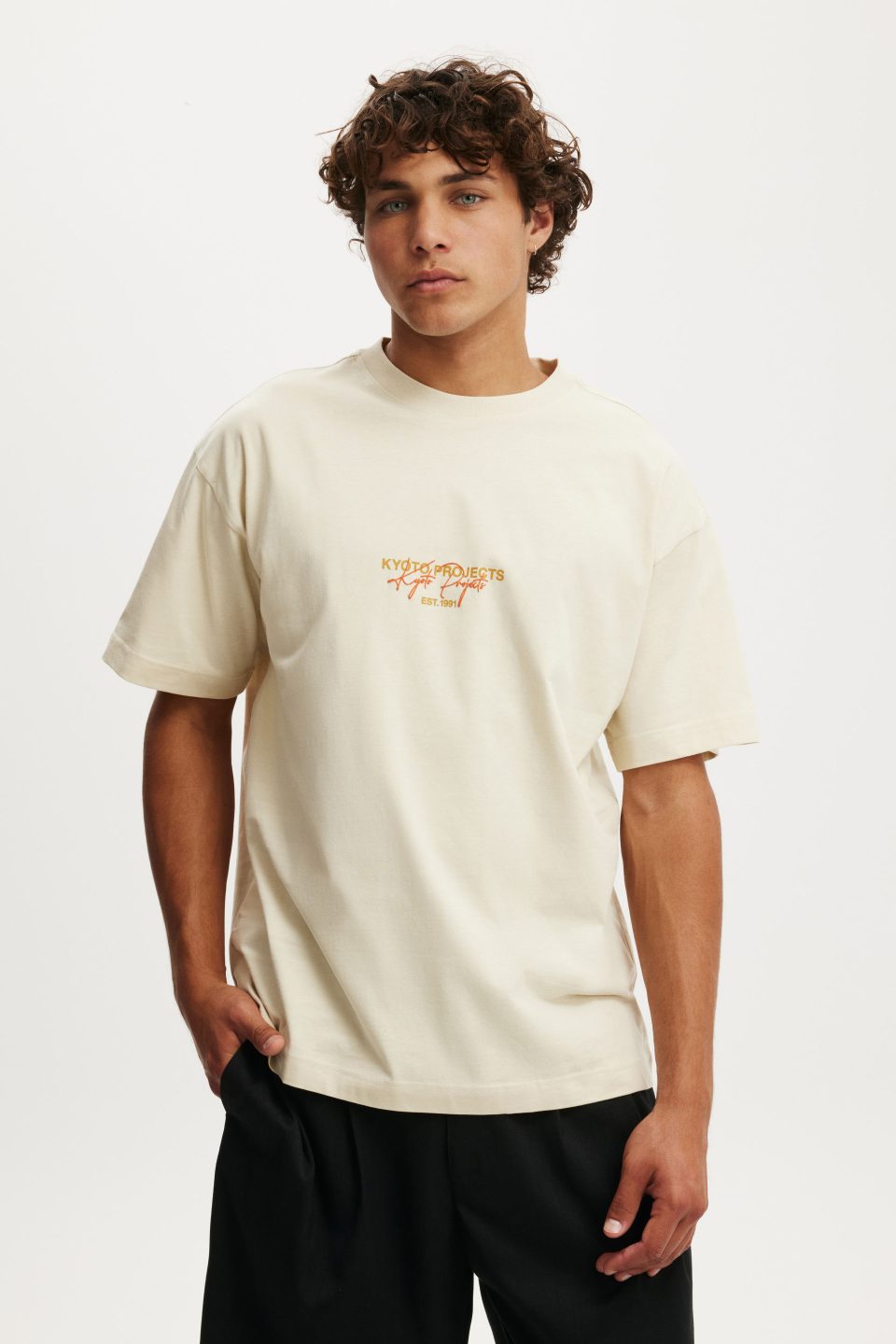 Box Fit Text T-Shirt