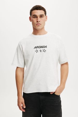Cropped Fit Graphic T-Shirt