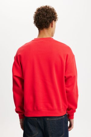 Box Fit Graphic Crew Sweater