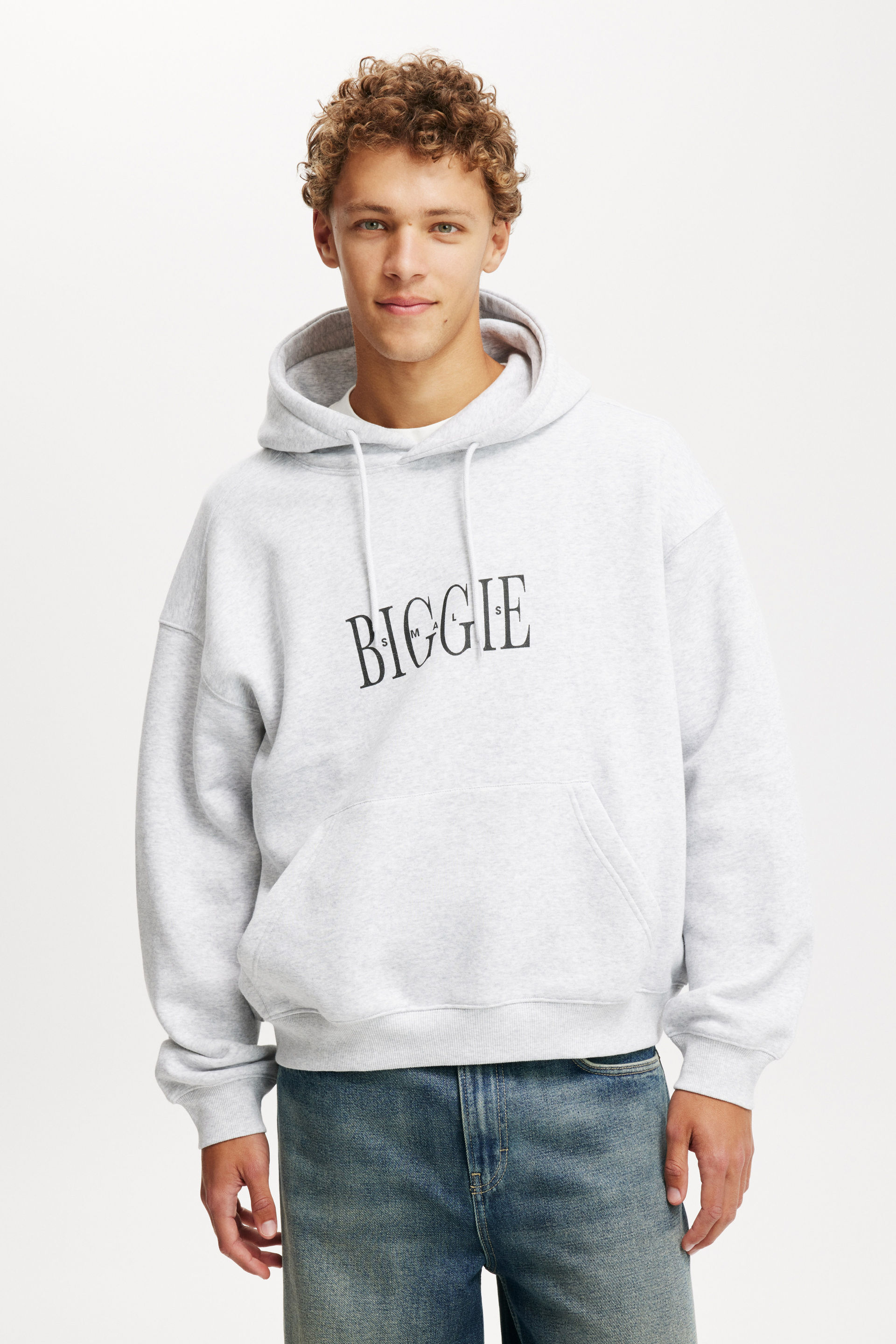 Biggie Smalls Box Fit Music Hoodie