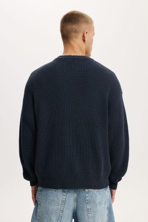 Box Fit Crew Knit