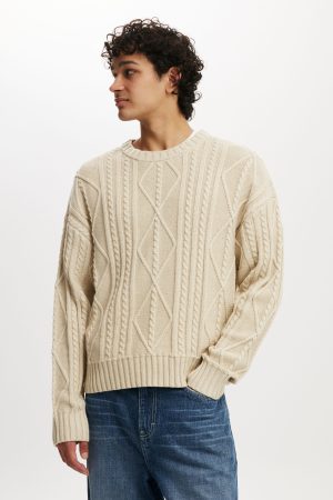Cable Knit Crew