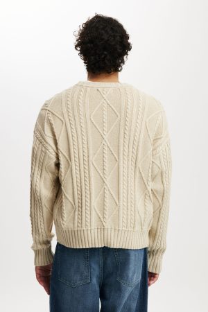 Cable Knit Crew