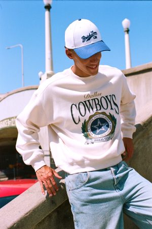 NFL Dallas Cowboys Box Fit Crew Sweater