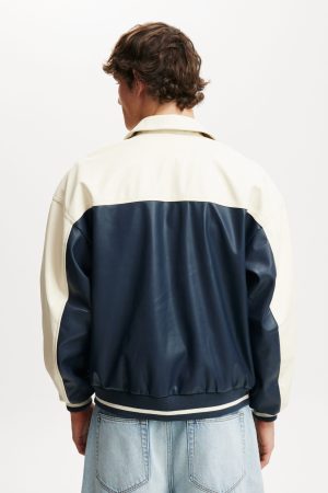 Faux Leather Western Jacket