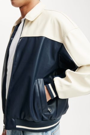 Faux Leather Western Jacket