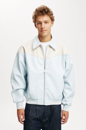 Faux Leather Western Jacket