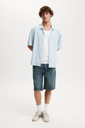 Eli Linen Blend Short Sleeve Shirt