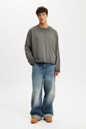 Relaxed Fit Y2k Long Sleeve