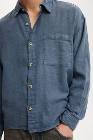 Washed Long Sleeve Shirt