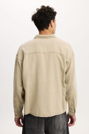 Washed Long Sleeve Shirt