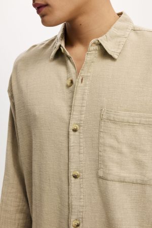 Washed Long Sleeve Shirt