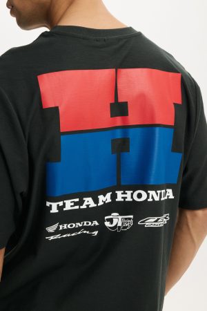 Cropped Fit Honda X Jt Racing T-Shirt