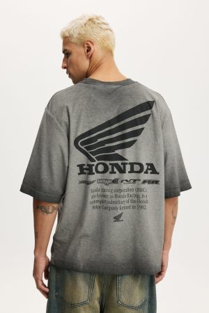 Cropped Fit Honda X Jt Racing T-Shirt