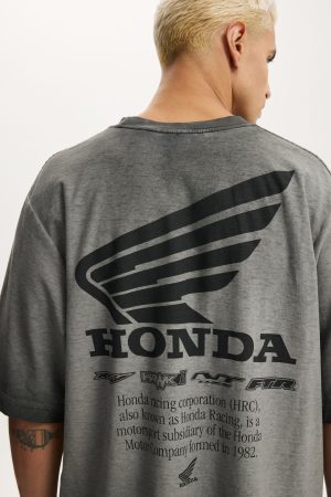Cropped Fit Honda X Jt Racing T-Shirt