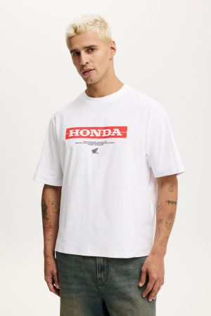 Cropped Fit Honda X Jt Racing T-Shirt