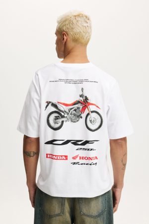 Cropped Fit Honda X Jt Racing T-Shirt