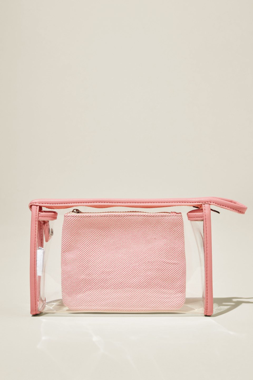 Holiday Clear Cosmetic Case