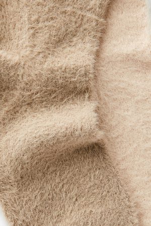 Fluffy Crew Sock 2Pk