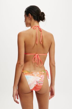 Fixed Tie Side Brazilian Bikini Bottom