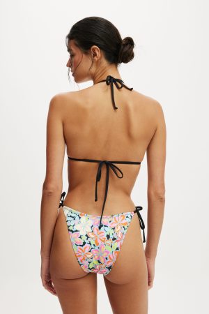 Fixed Tie Side Brazilian Bikini Bottom