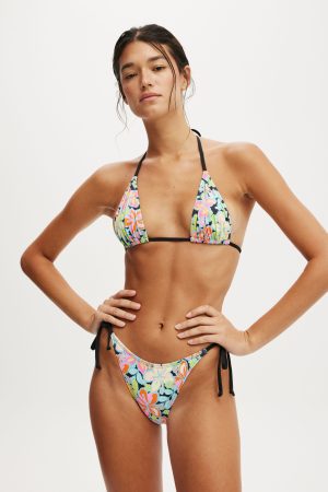 Fixed Tie Side Brazilian Bikini Bottom
