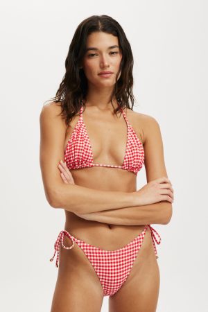 Fixed Tie Side Brazilian Bikini Bottom
