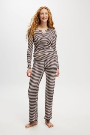 Sleep Recovery Henley Long Sleeve