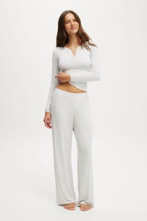 Sleep Recovery Henley Long Sleeve