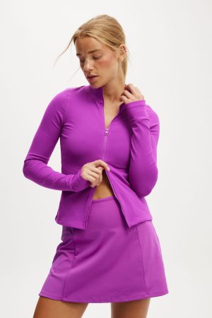 Active Core Zip Through Long Sleeve