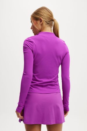 Active Core Zip Through Long Sleeve