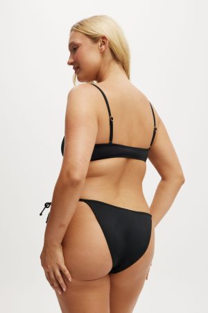 Straight Neck Crop Bikini Top