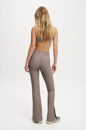 Fleece Lined Split Leg Flare