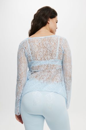 Peach Prc Lace Cardigan